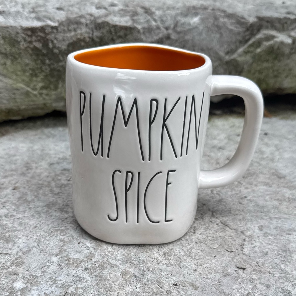 Rae Dunn PUMPKIN SPICE Double-Sided Halloween Mug